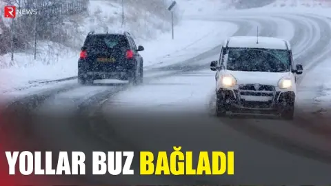 Ölkənin müxtəlif yerlərinə yağan qar sürücülərə çətinlik yaradır: YOLLAR BUZ BAĞLADI - RTV