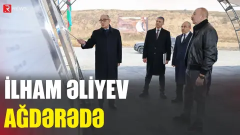 İlham Əliyev Ağdərədə - RTV