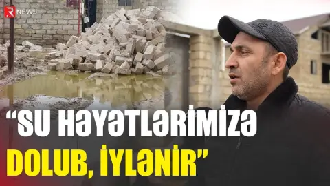 "Su həyətlərımizə dolub iylənir"- Binə qəsəbəsində acınacaqlı vəziyyət - RTV
